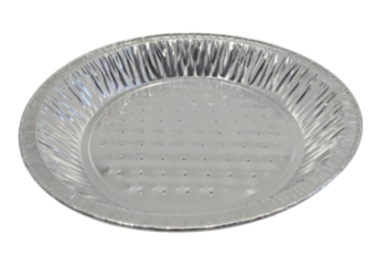 #19302-1-Assiette aluminium 9″x1-1/4″ perforée (1000/cse)