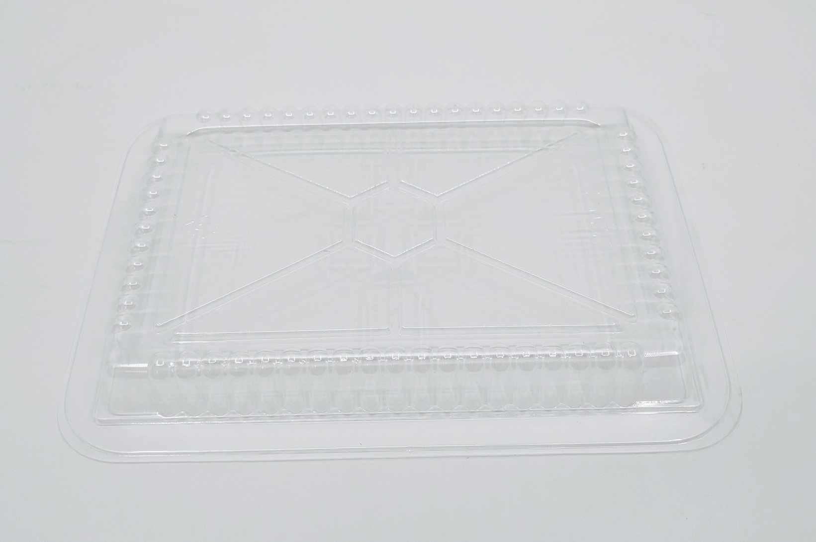 #468D-Couvercle dôme plastique pour contenant 6″x8″ ST (500/cse) (150 cse/pal)