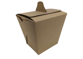 #7926-Boite chinoise take-out 26 oz carton kraft non-imp. rec.-comp. vernis FDA int. (400/cse)