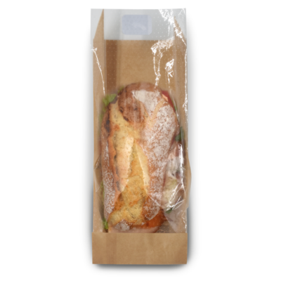 Snack Bag PET (pour sous-marin) 12 x 5 x 30 cm