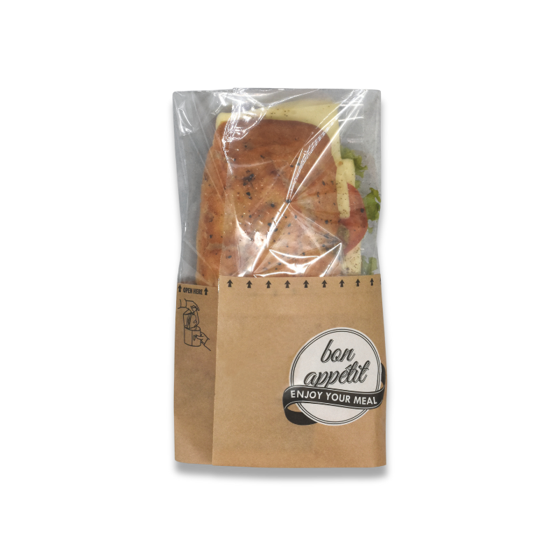 Snack bag fifty-fifty PET-Plusieurs formats disponibles (S-M-L-XL-XXL)