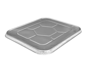 #410-Couvercle  en aluminium pour plat de service demie grandeur (100/cse)