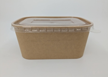 Contenant carton kraft rectangle 34 oz