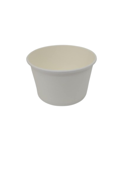 Bol en carton blanc 5 oz